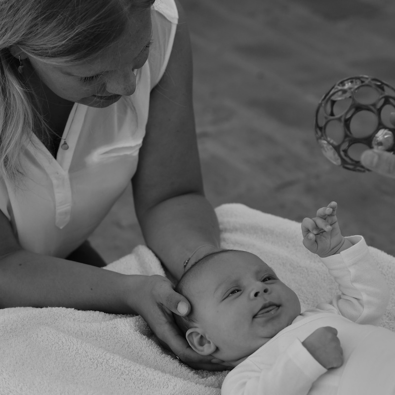 Osteopathische Behandlung eines Babys